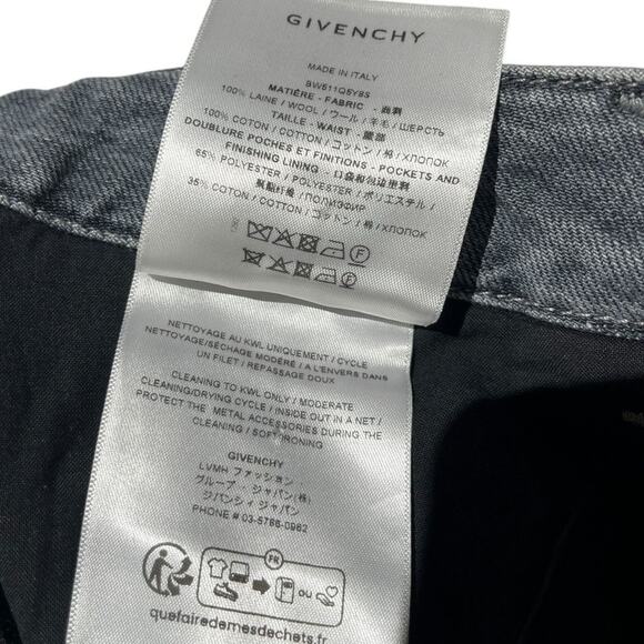 $1,820 hybrid paneled denim/wool trouser - Picture 6 of 7